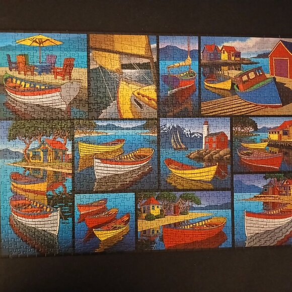Ravensburger Canadian Collection On The Water Jigsaw Puzzle, 1000 Pieces - Picture 2 of 3